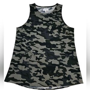 Mud Pie Green Camouflage Top, Size Small, NWOT